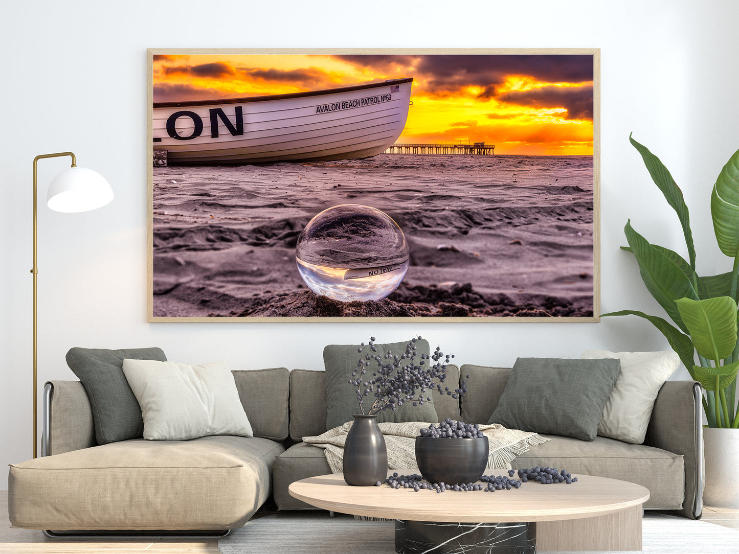 Reflections on Avalon Beach