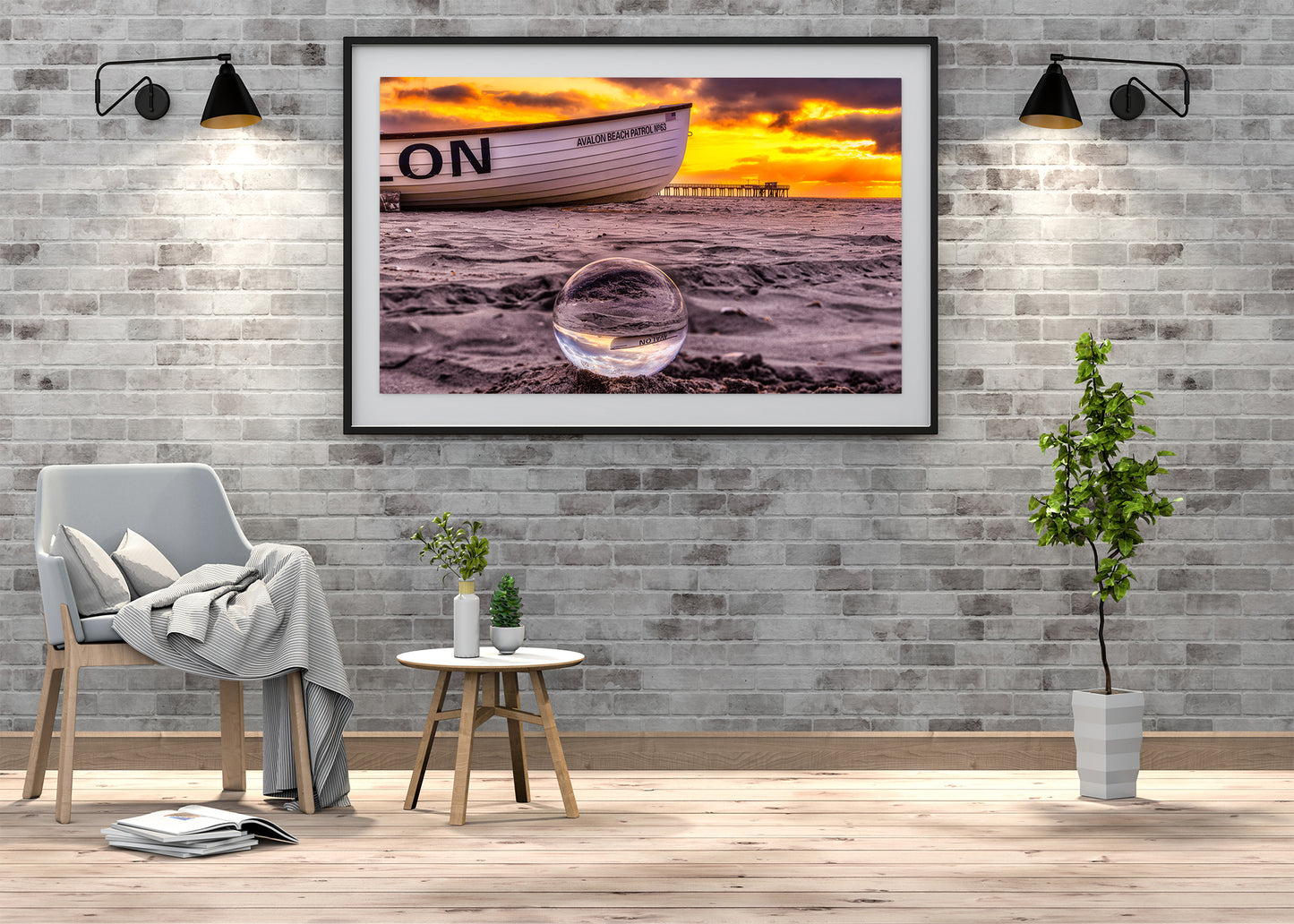 Reflections on Avalon Beach