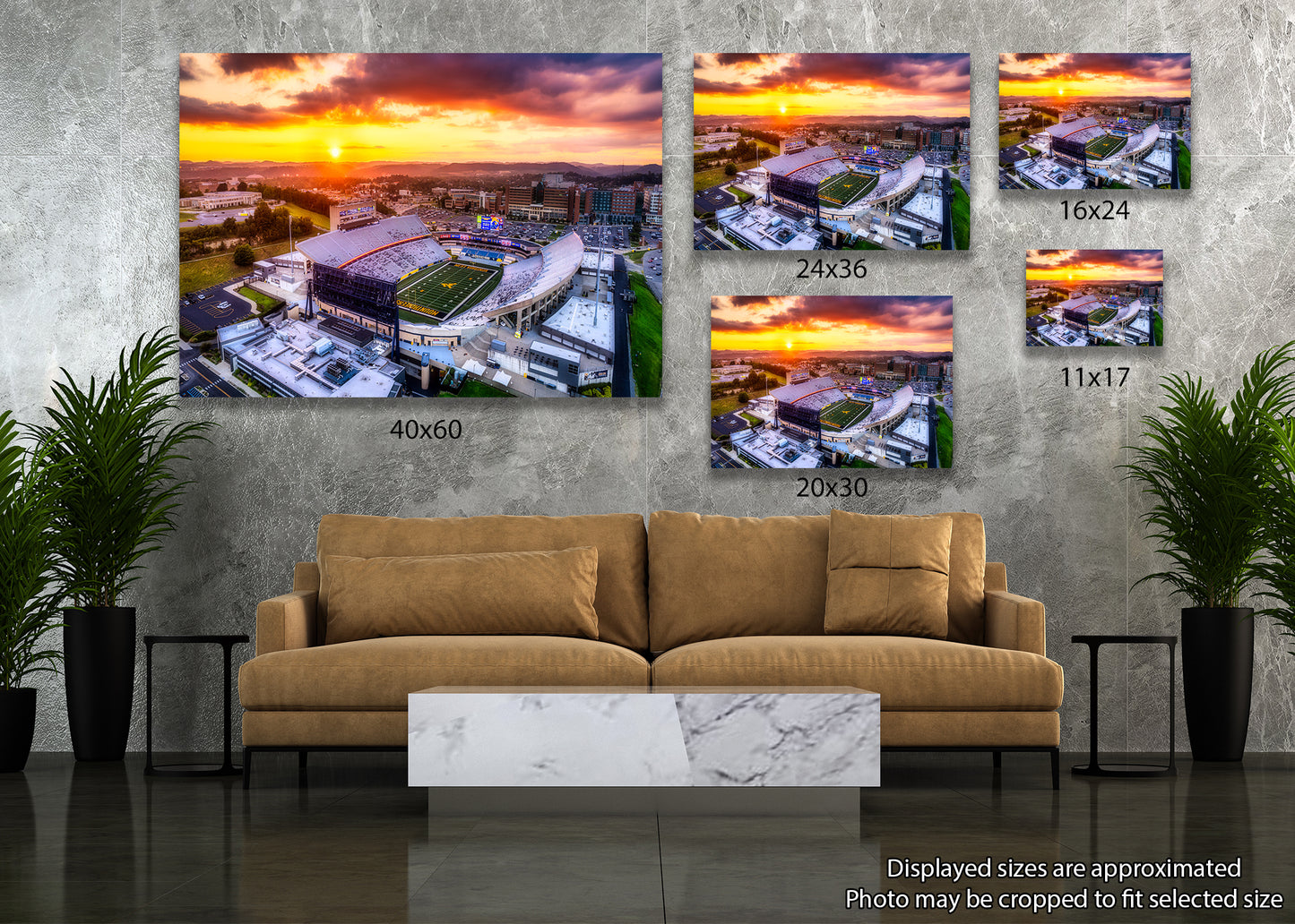 Sunset at Mountaineer Field