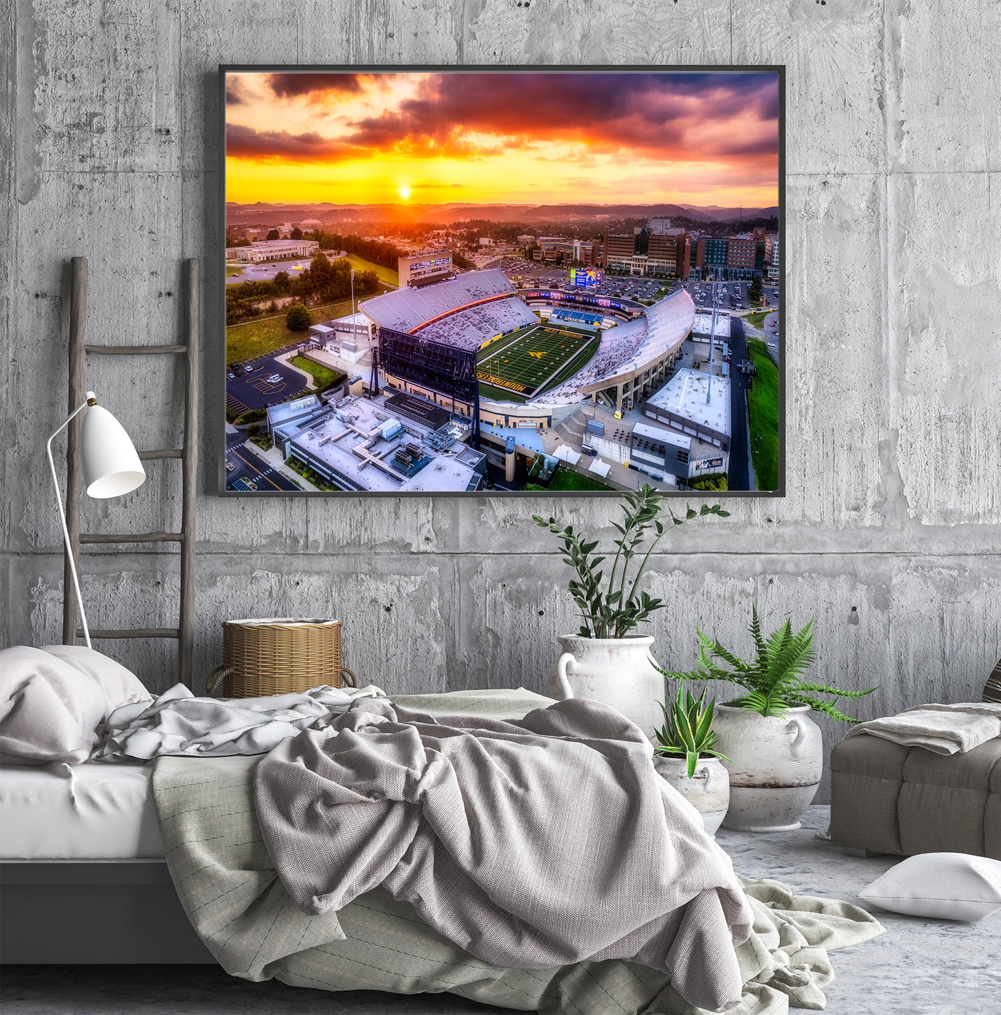 Sunset at Mountaineer Field