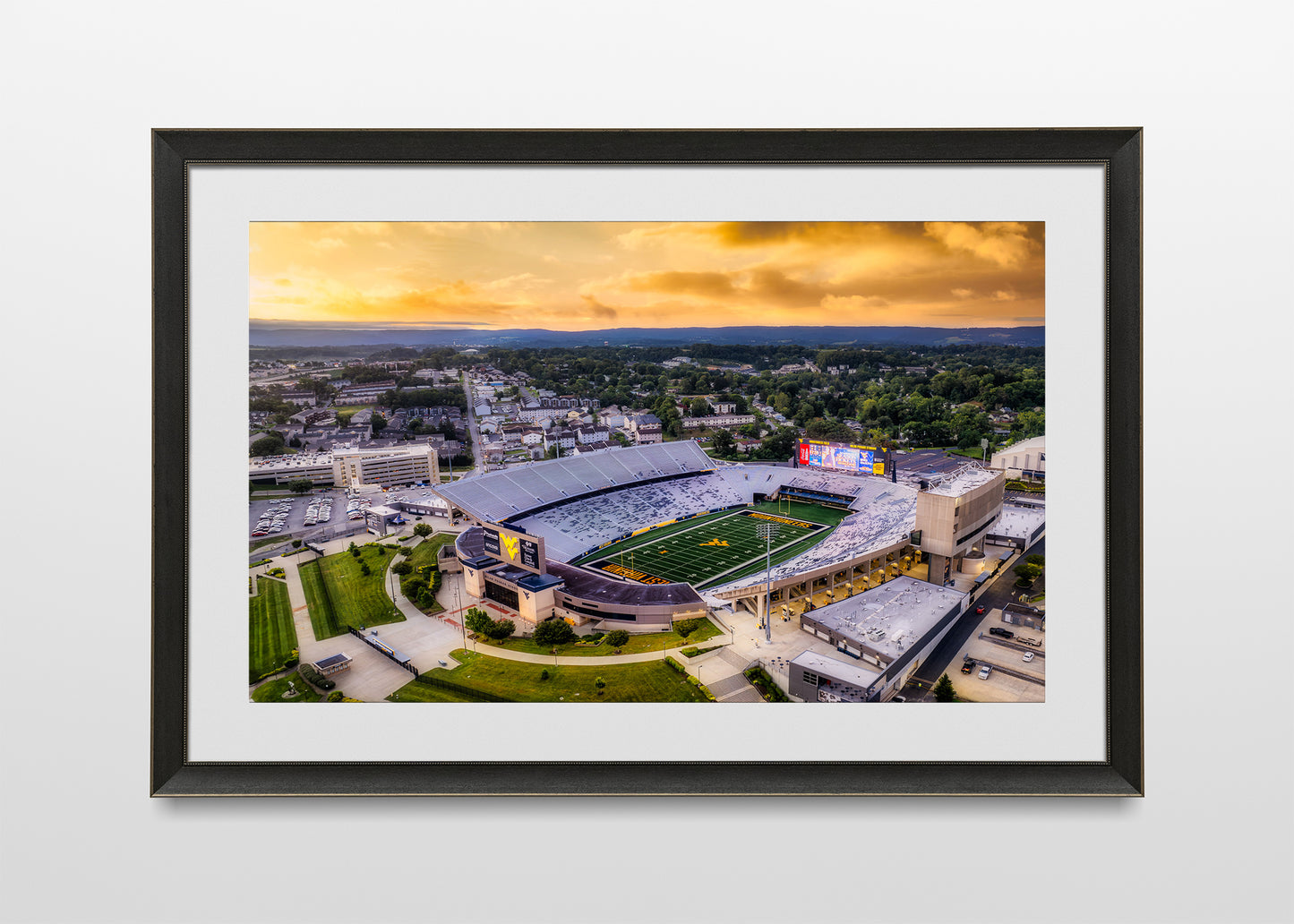 Sunrise at Mountaineer Field