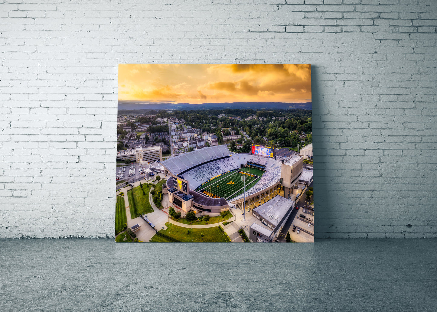 Sunrise at Mountaineer Field