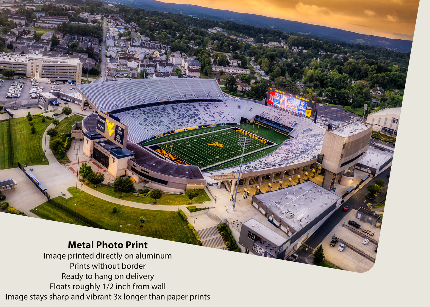 Sunrise at Mountaineer Field