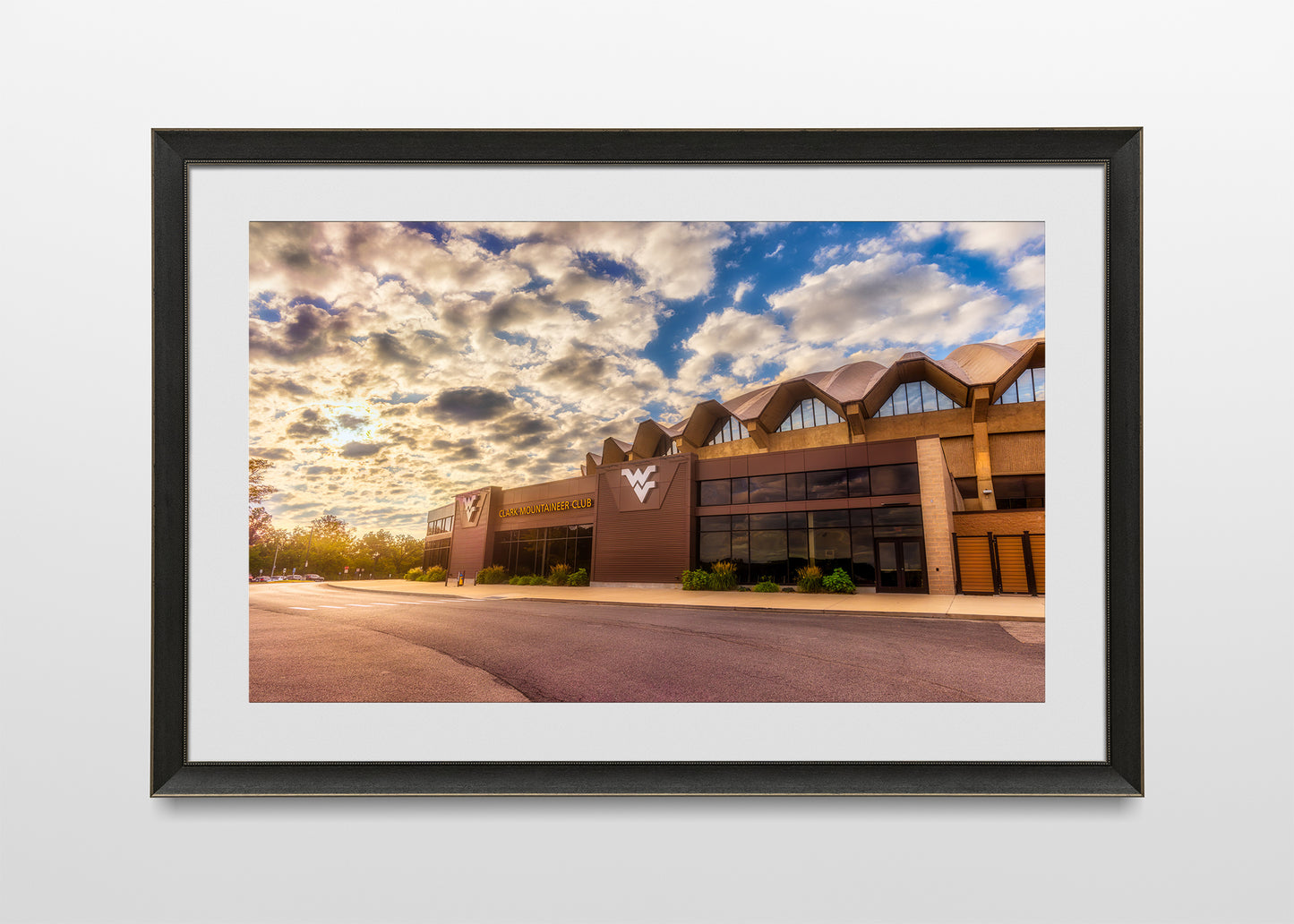 Golden Light at the WVU Coliseum