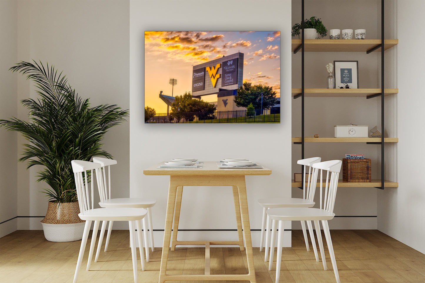 Morning at Mountaineer Field