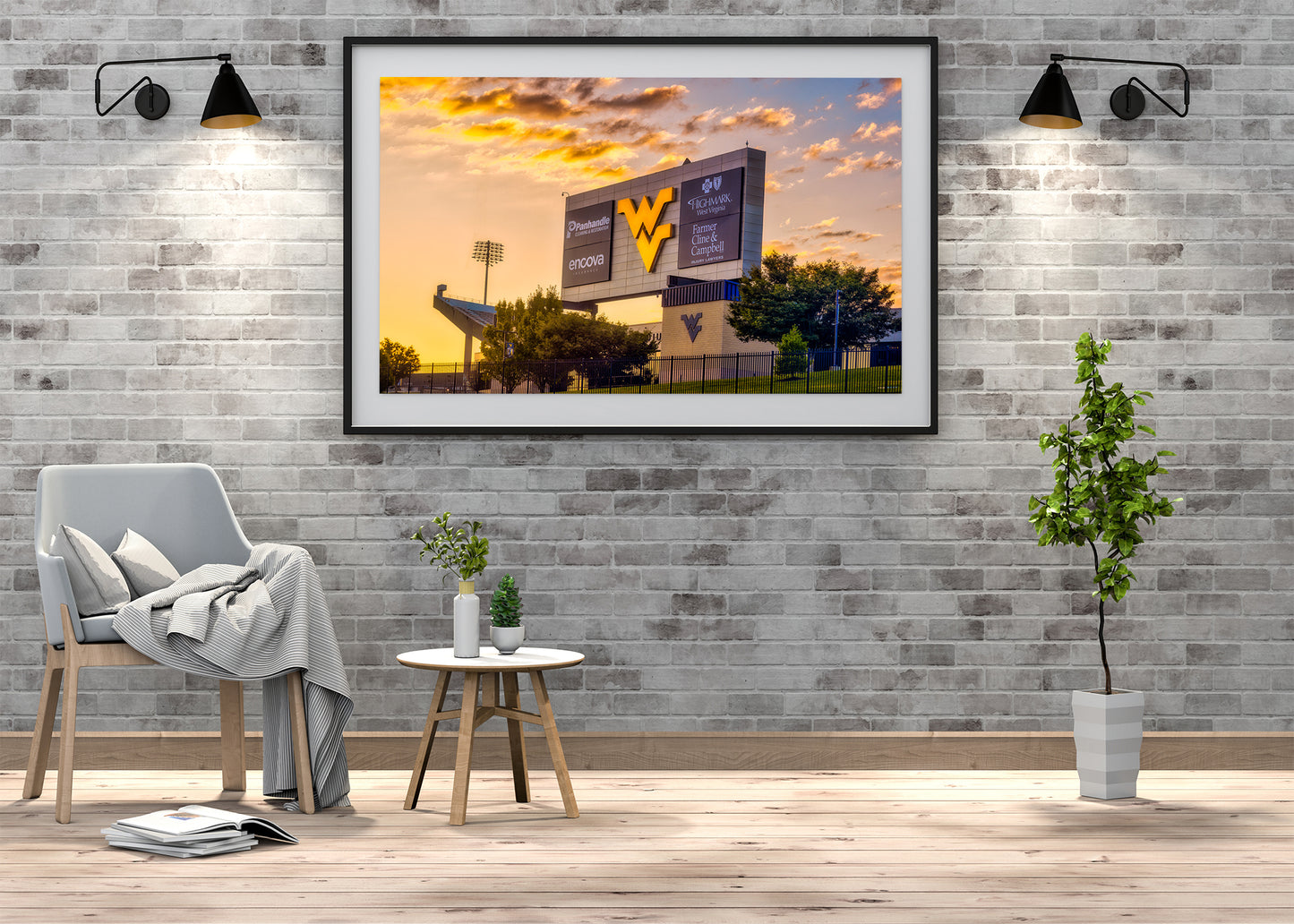 Morning at Mountaineer Field