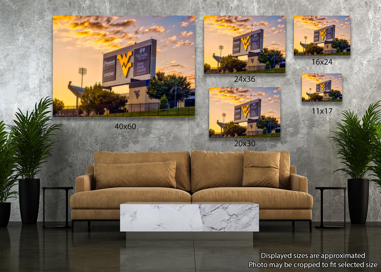 Morning at Mountaineer Field