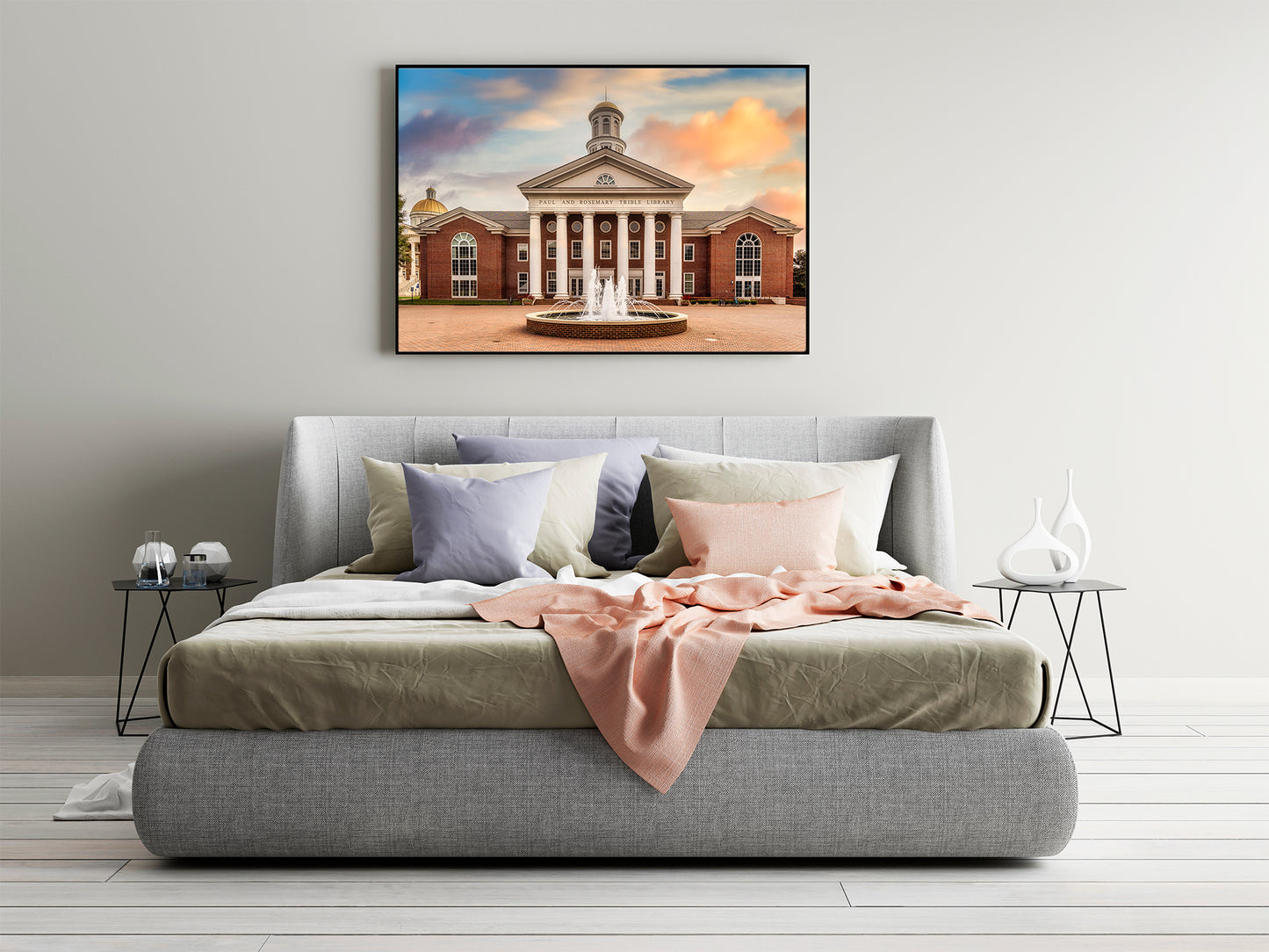 Morning at Trible Library