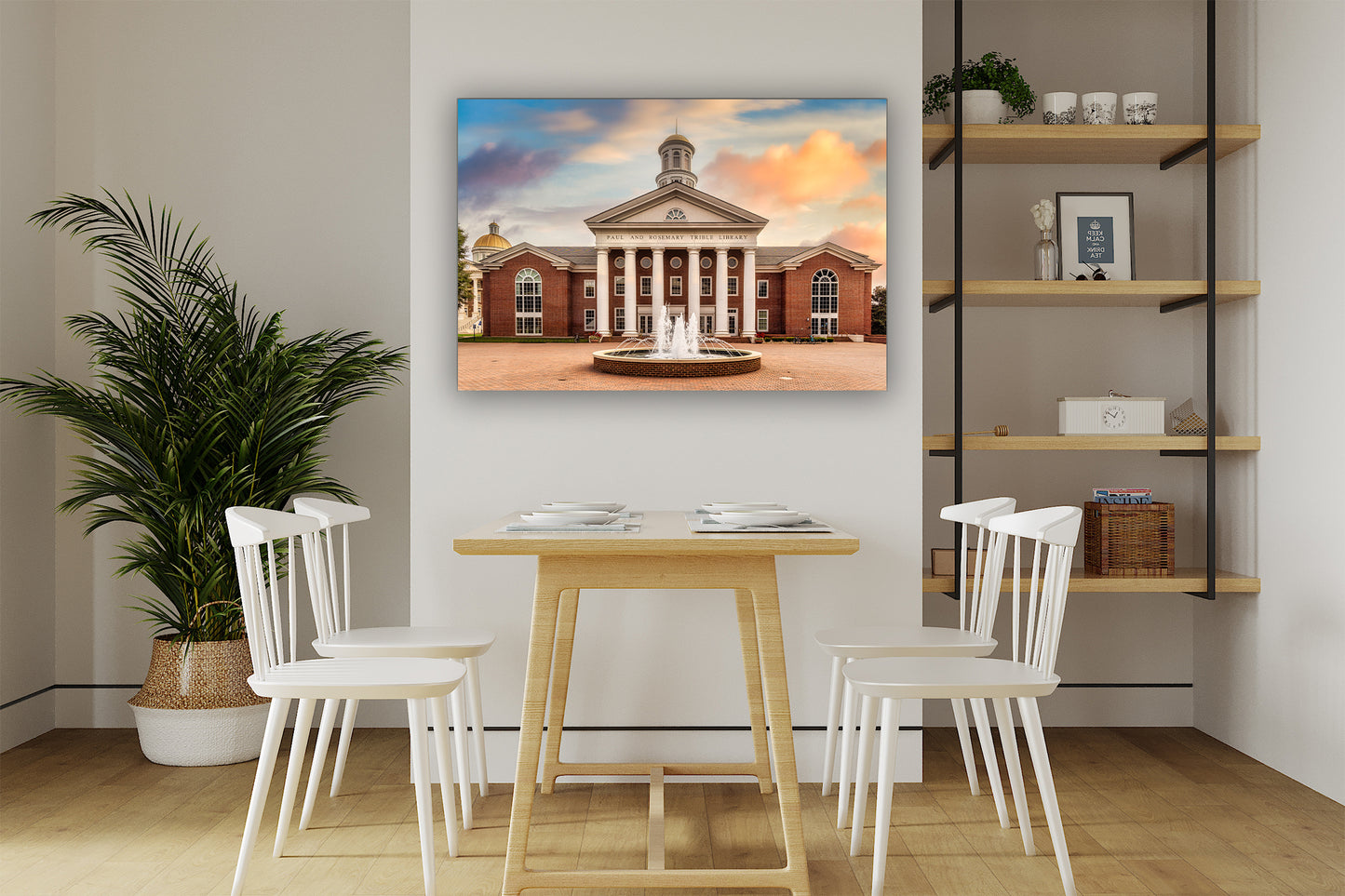 Morning at Trible Library