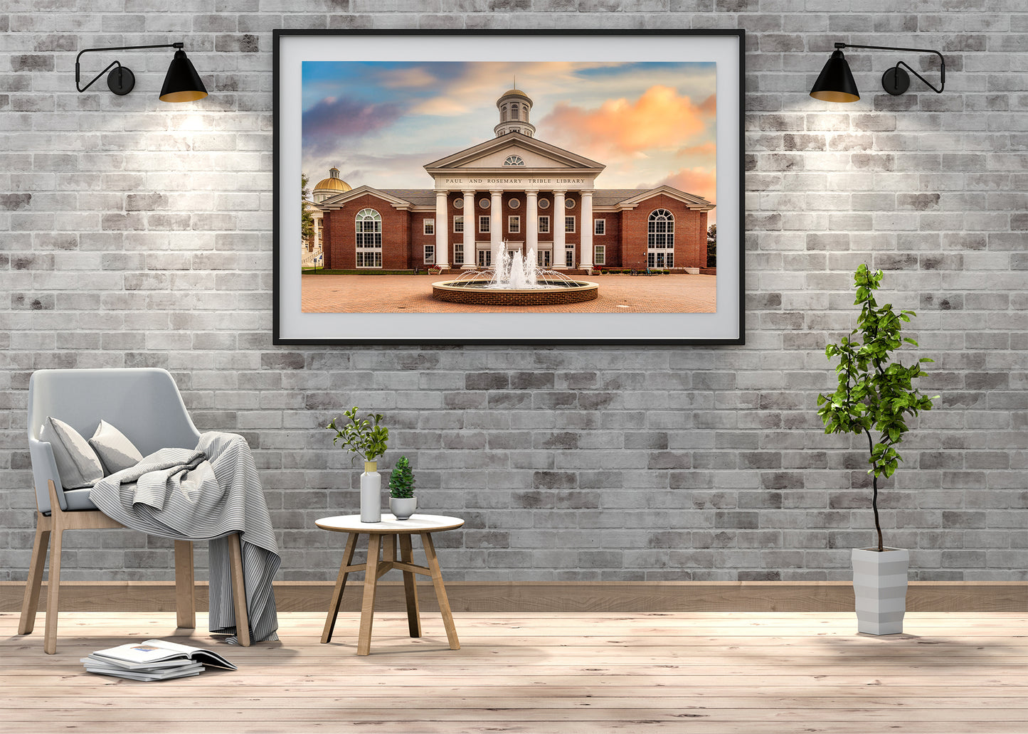 Morning at Trible Library