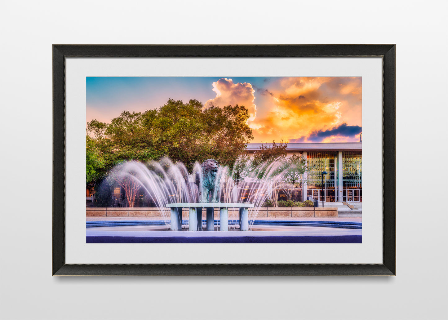 Monarch Fountain at Dusk