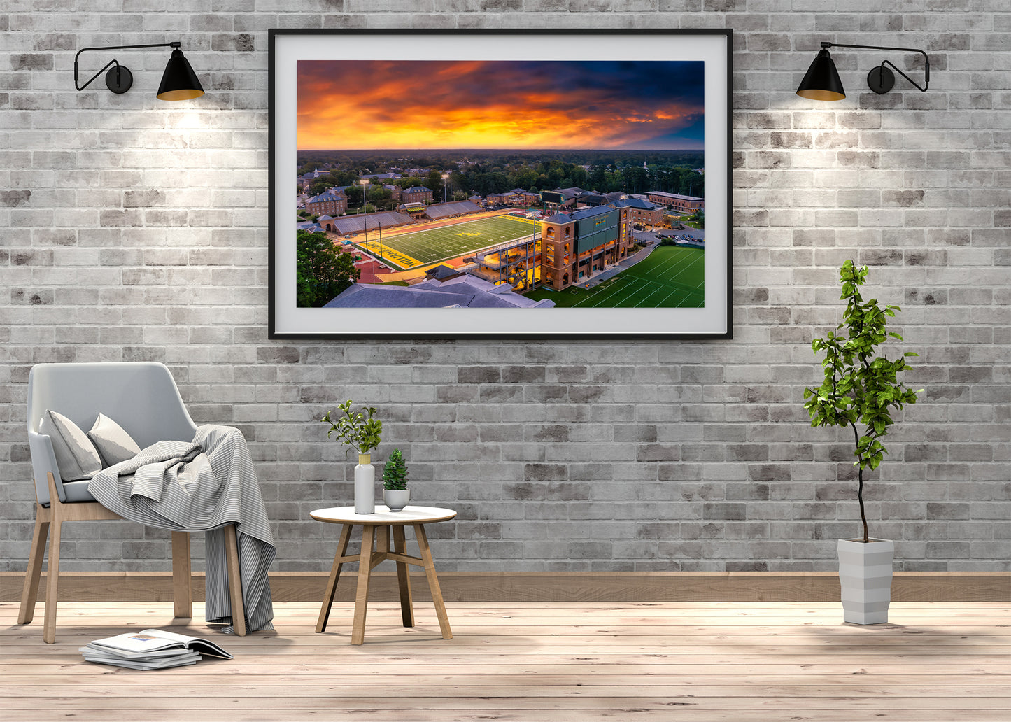 Sunset at Zable Stadium