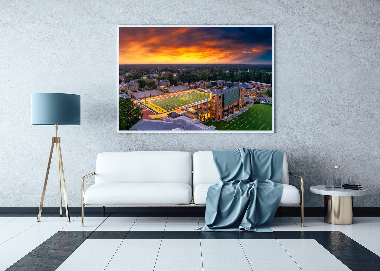 Sunset at Zable Stadium