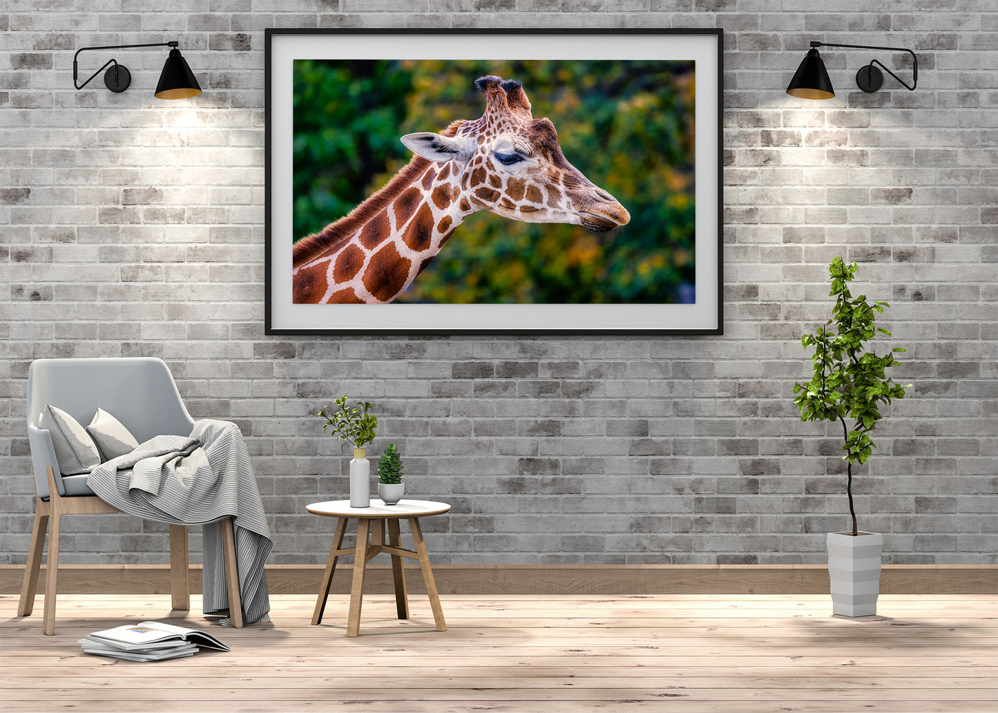 Giraffe in Profile
