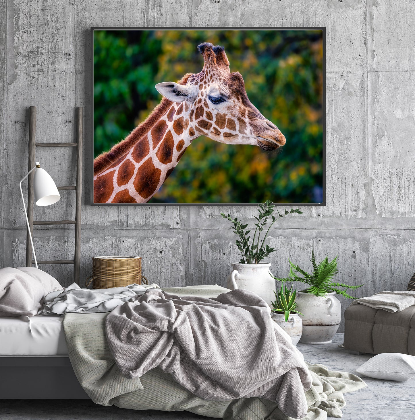 Giraffe in Profile