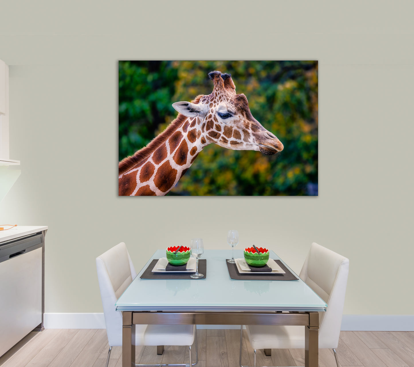 Giraffe in Profile