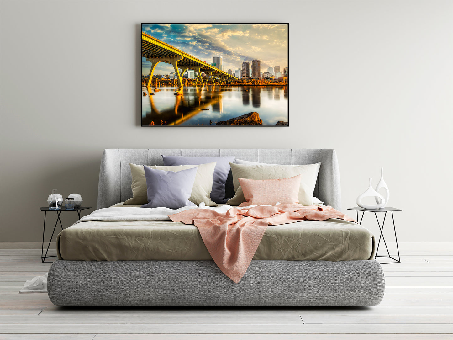 Resplandor del río James