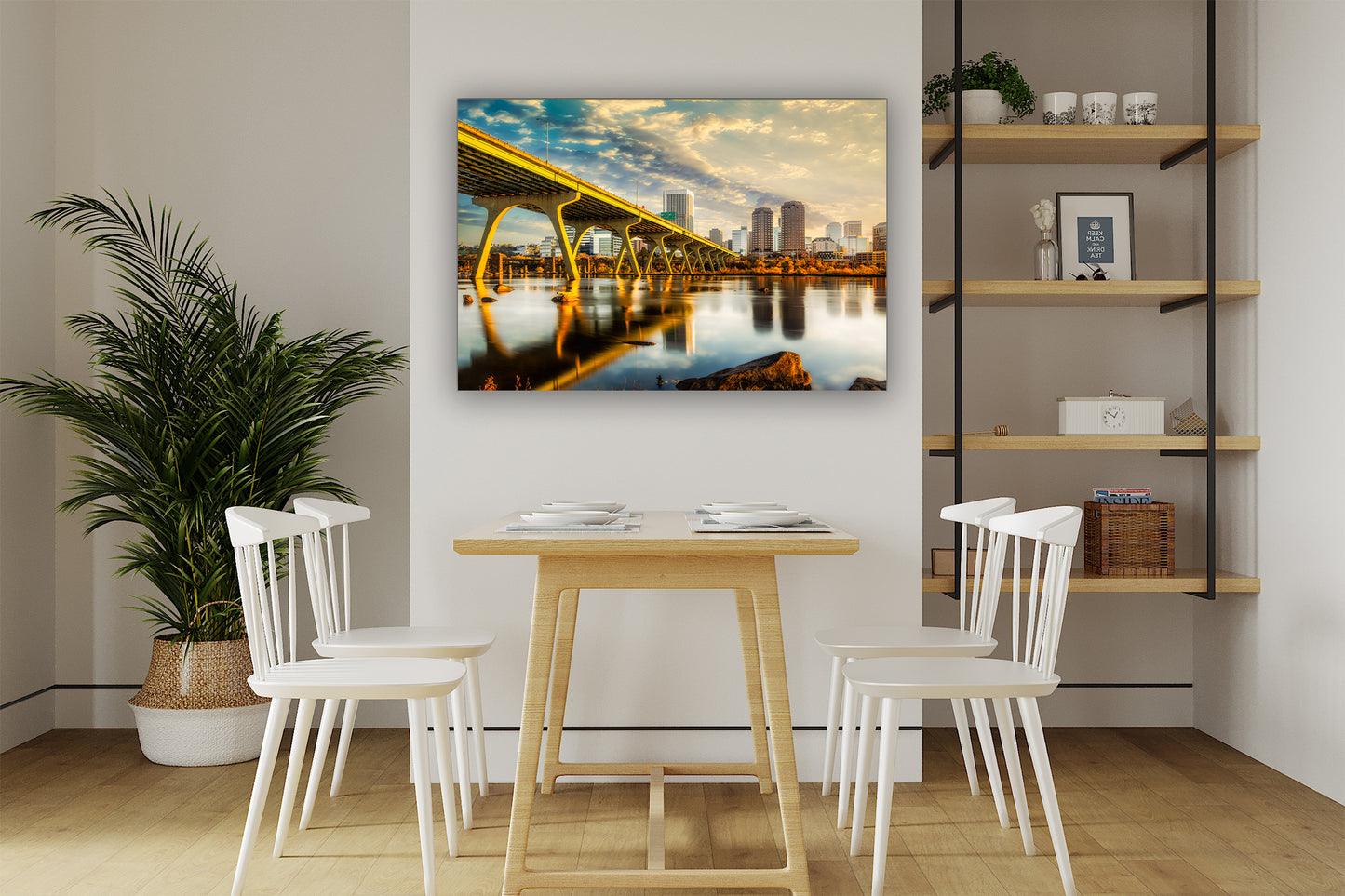 Resplandor del río James