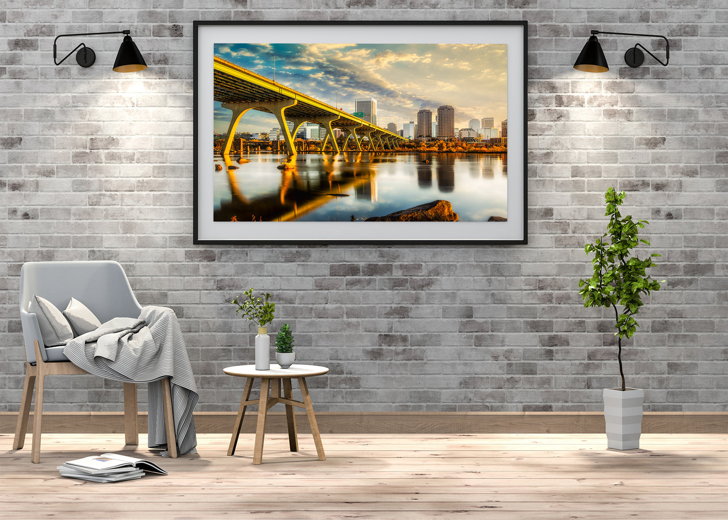 Resplandor del río James