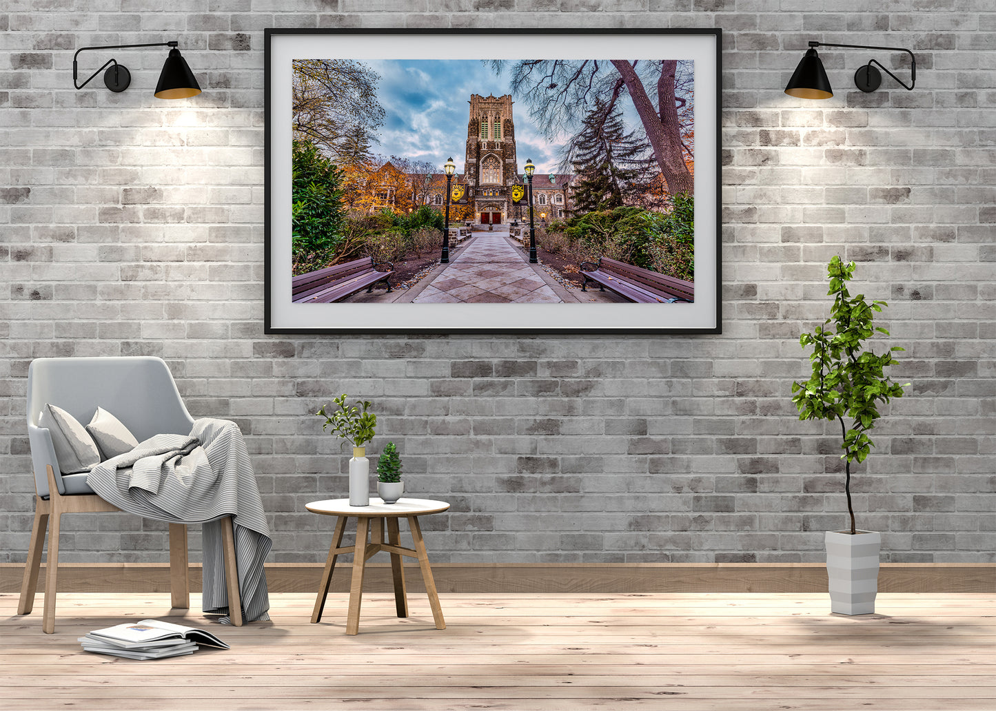 Lehigh bajo la luz del otoño