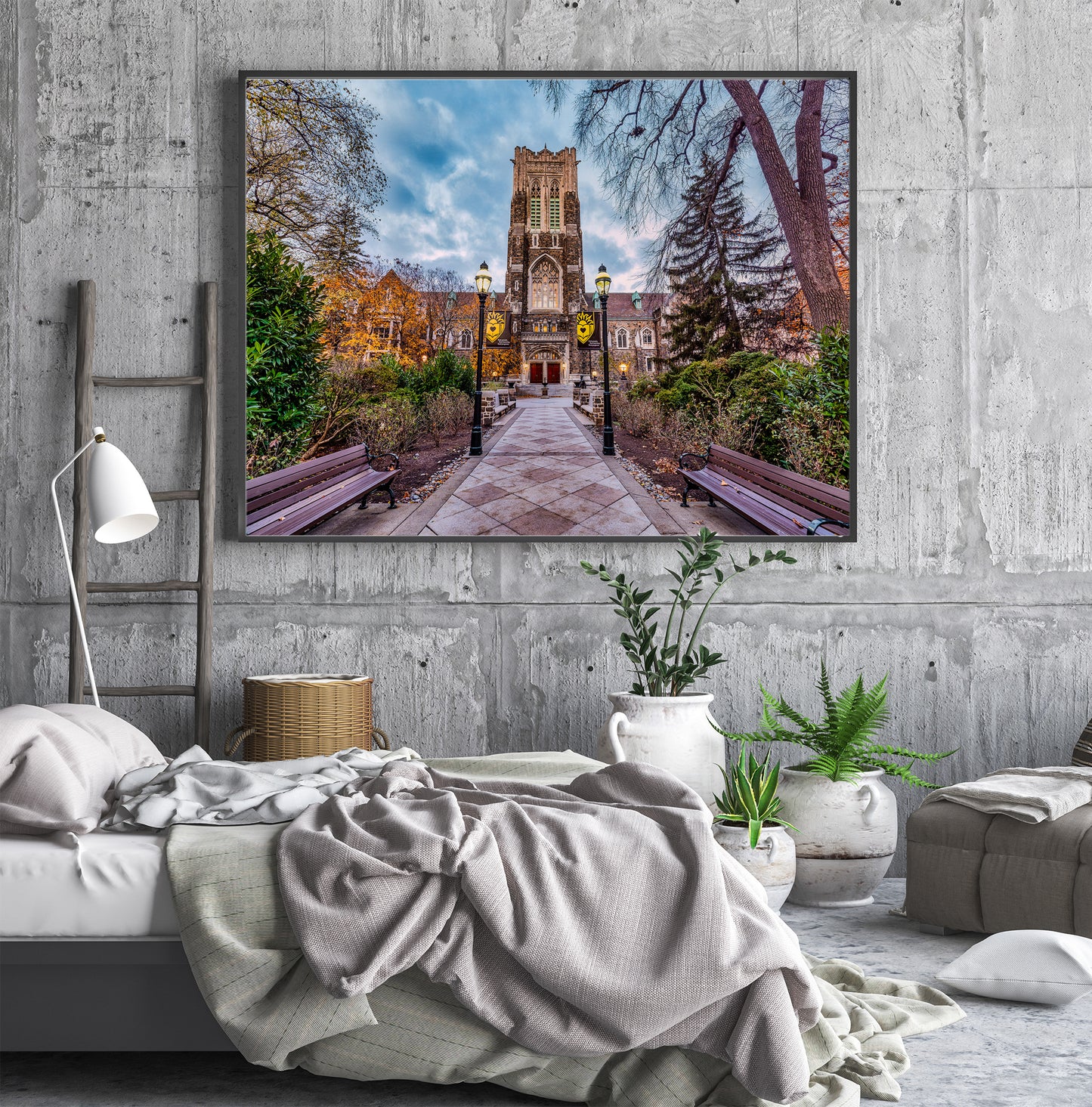 Lehigh bajo la luz del otoño