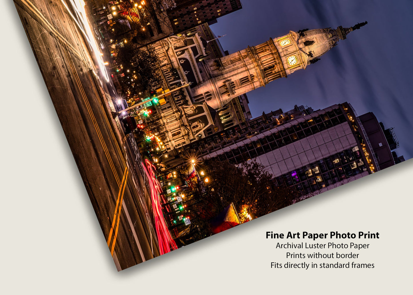 Night on the Ben Franklin Parkway