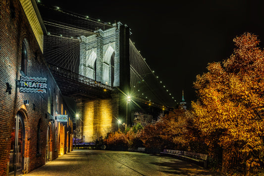 Brooklyn Bridge After Dark