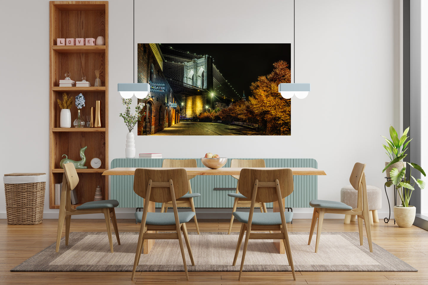 Brooklyn Bridge After Dark