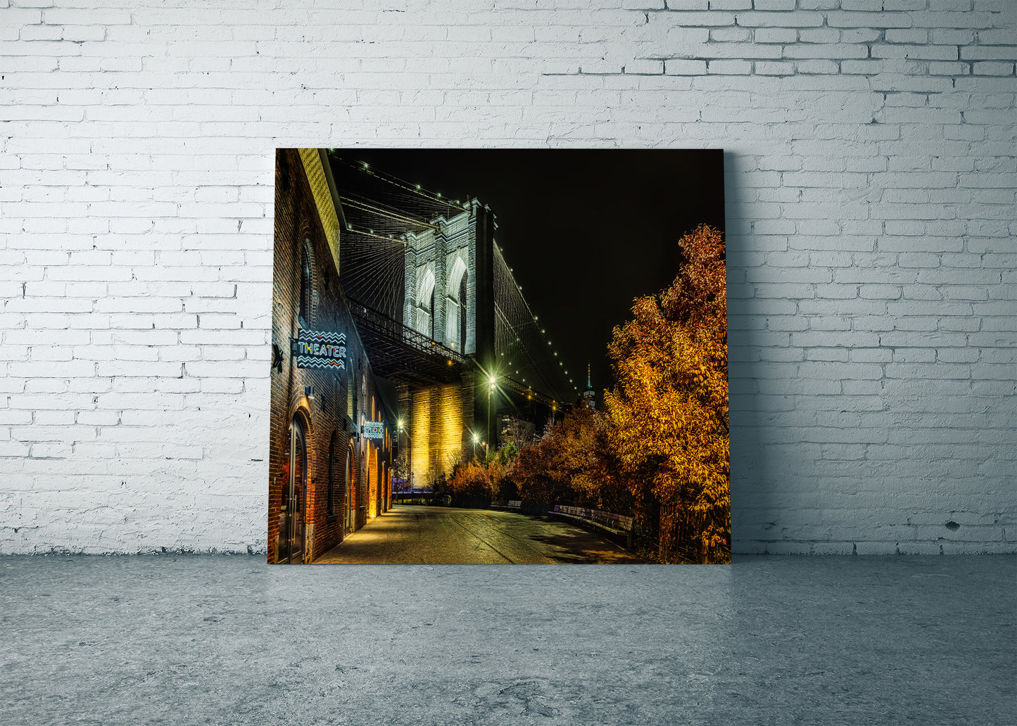 Brooklyn Bridge After Dark