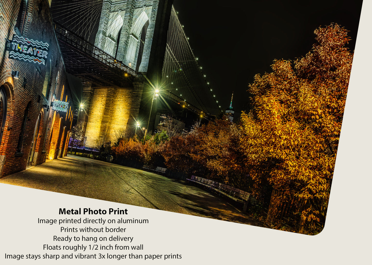 Brooklyn Bridge After Dark