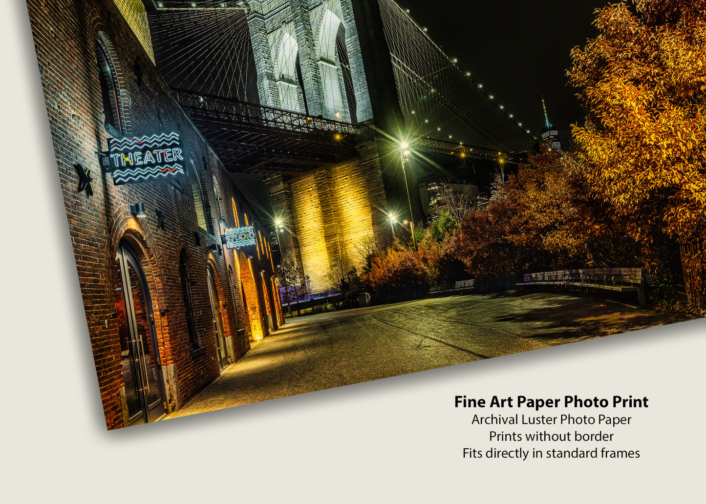 Brooklyn Bridge After Dark