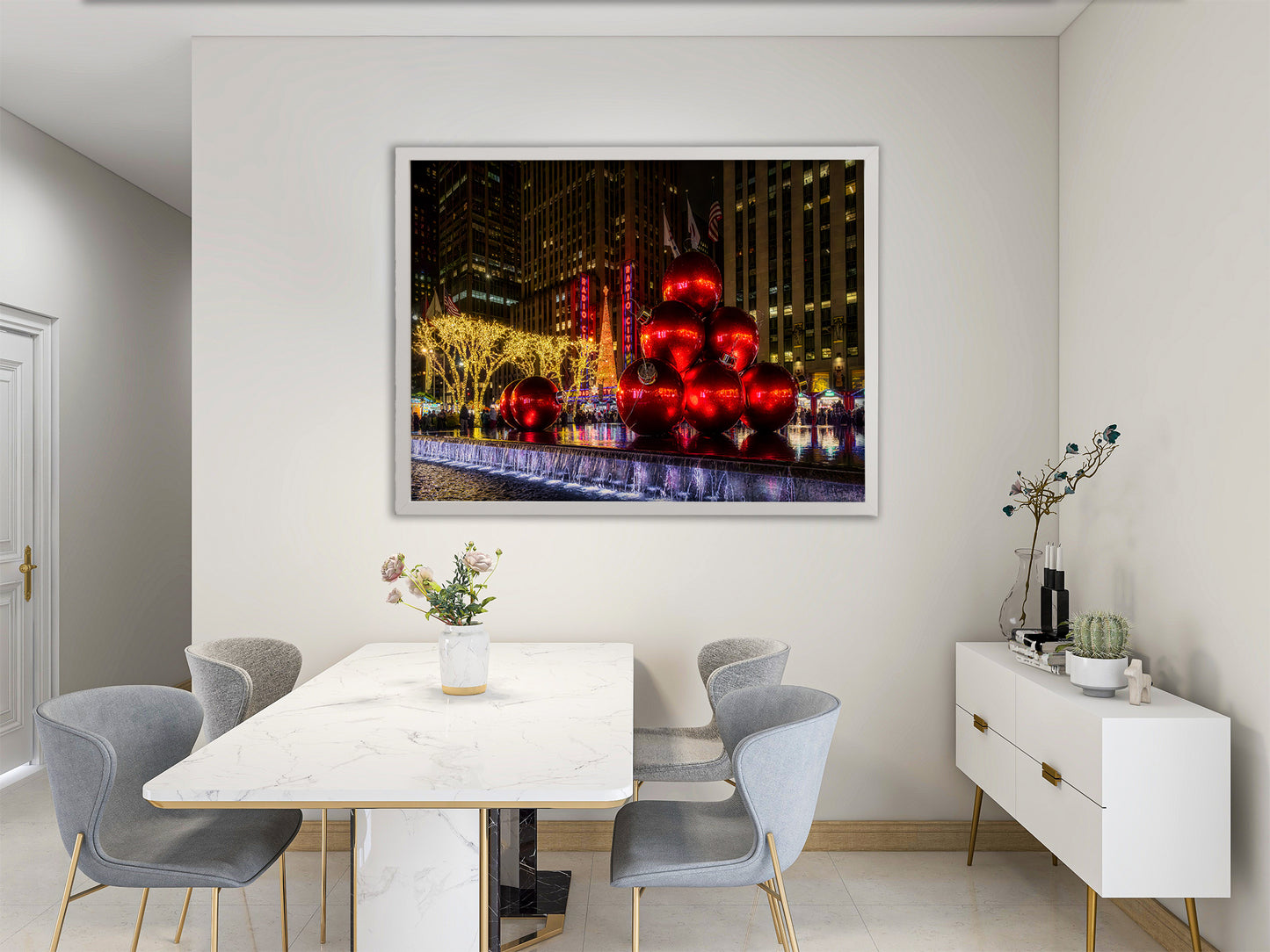 Ornaments Under the City Lights