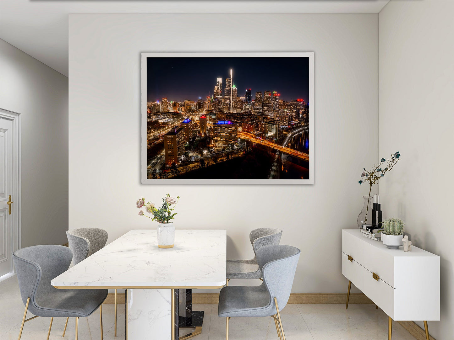 Philadelphia Skyline at Night