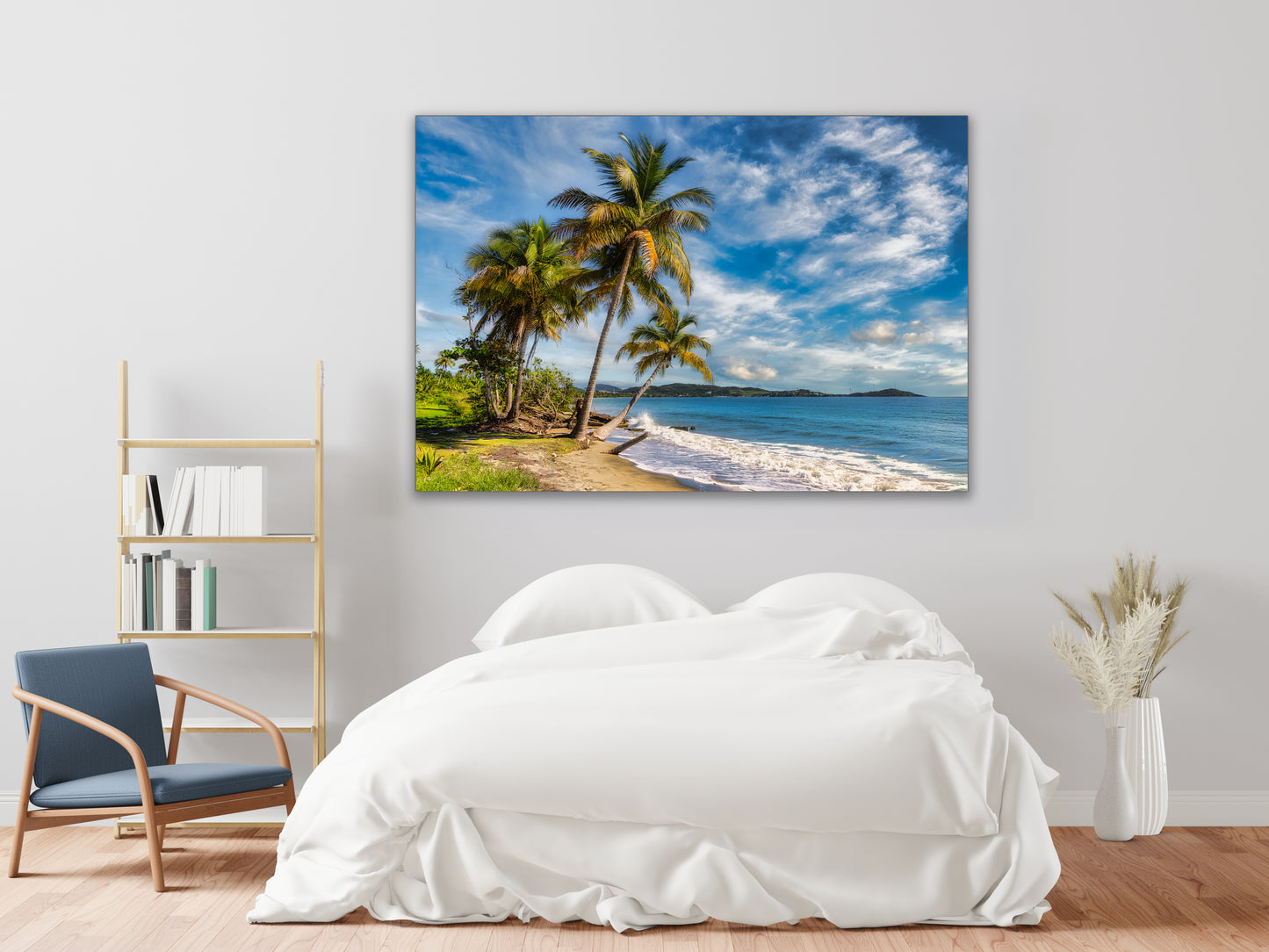 Blue Sky Over Puerto Rican Palms