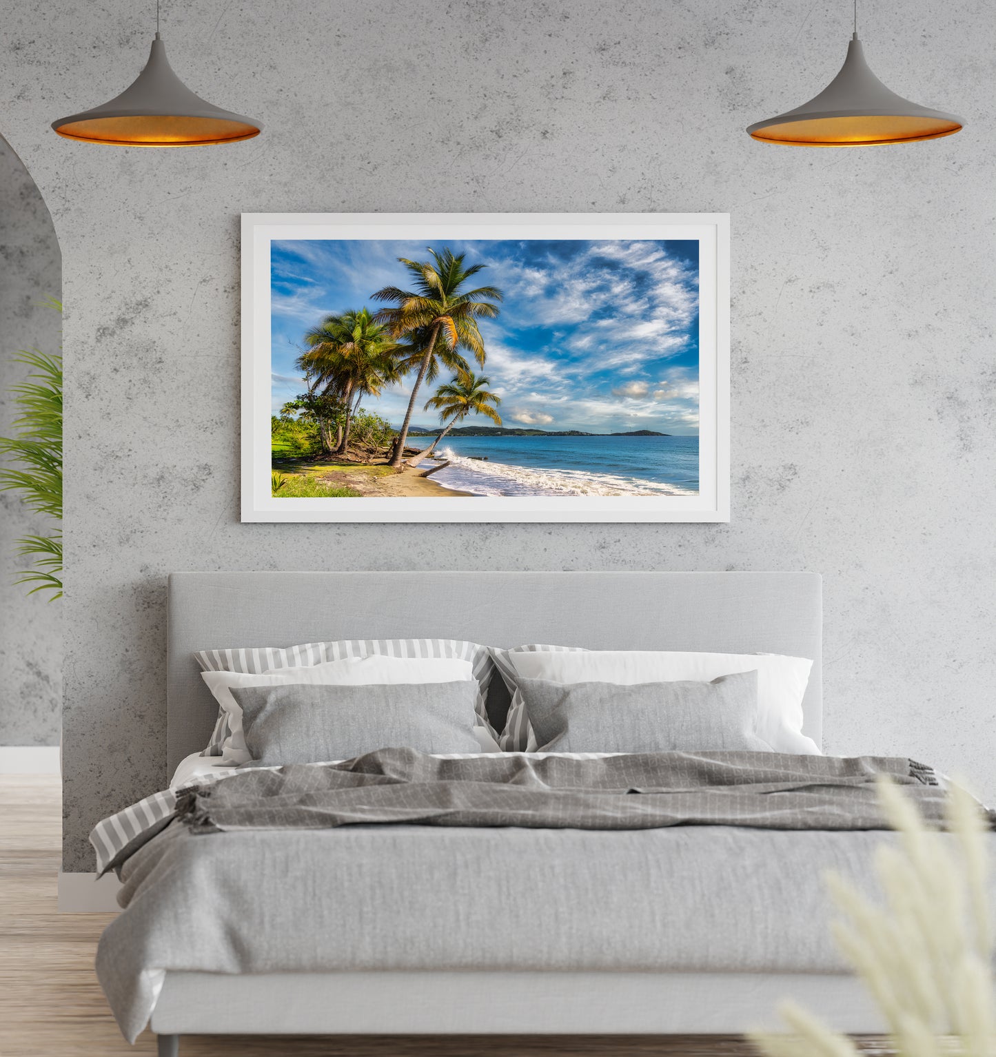 Blue Sky Over Puerto Rican Palms