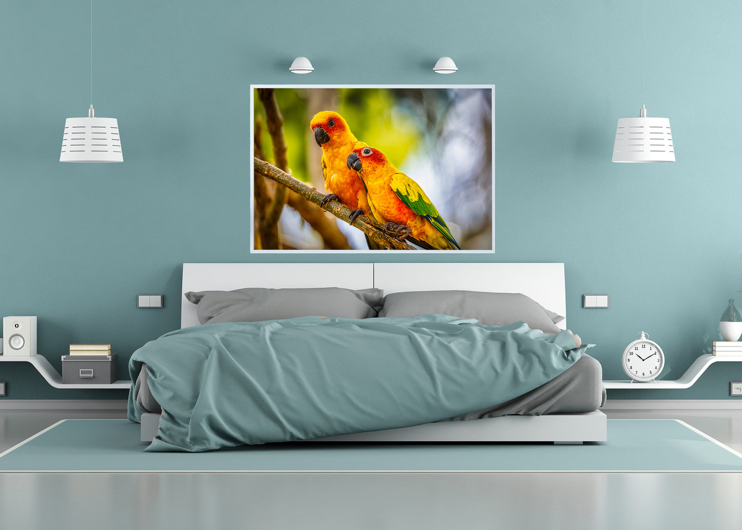 Paired Parrots in Puerto Rico