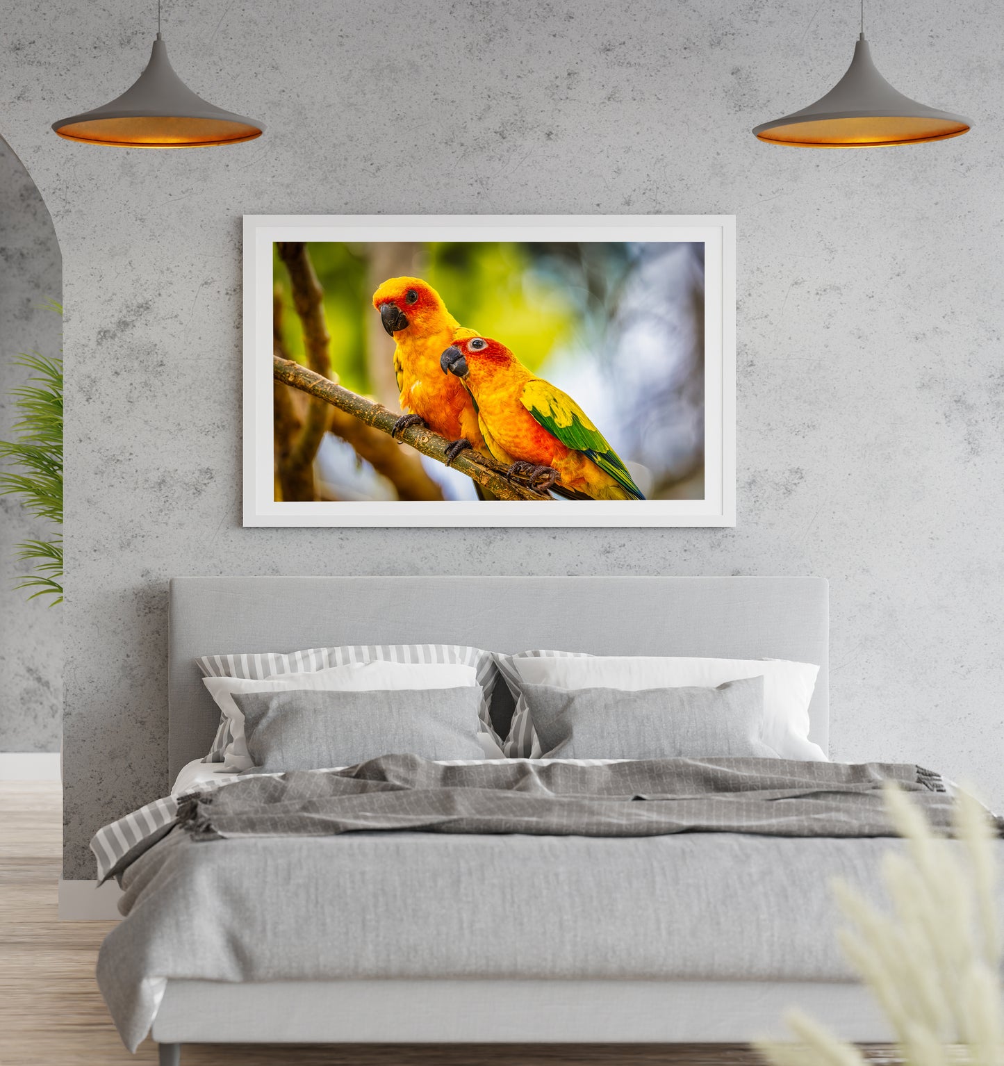 Paired Parrots in Puerto Rico