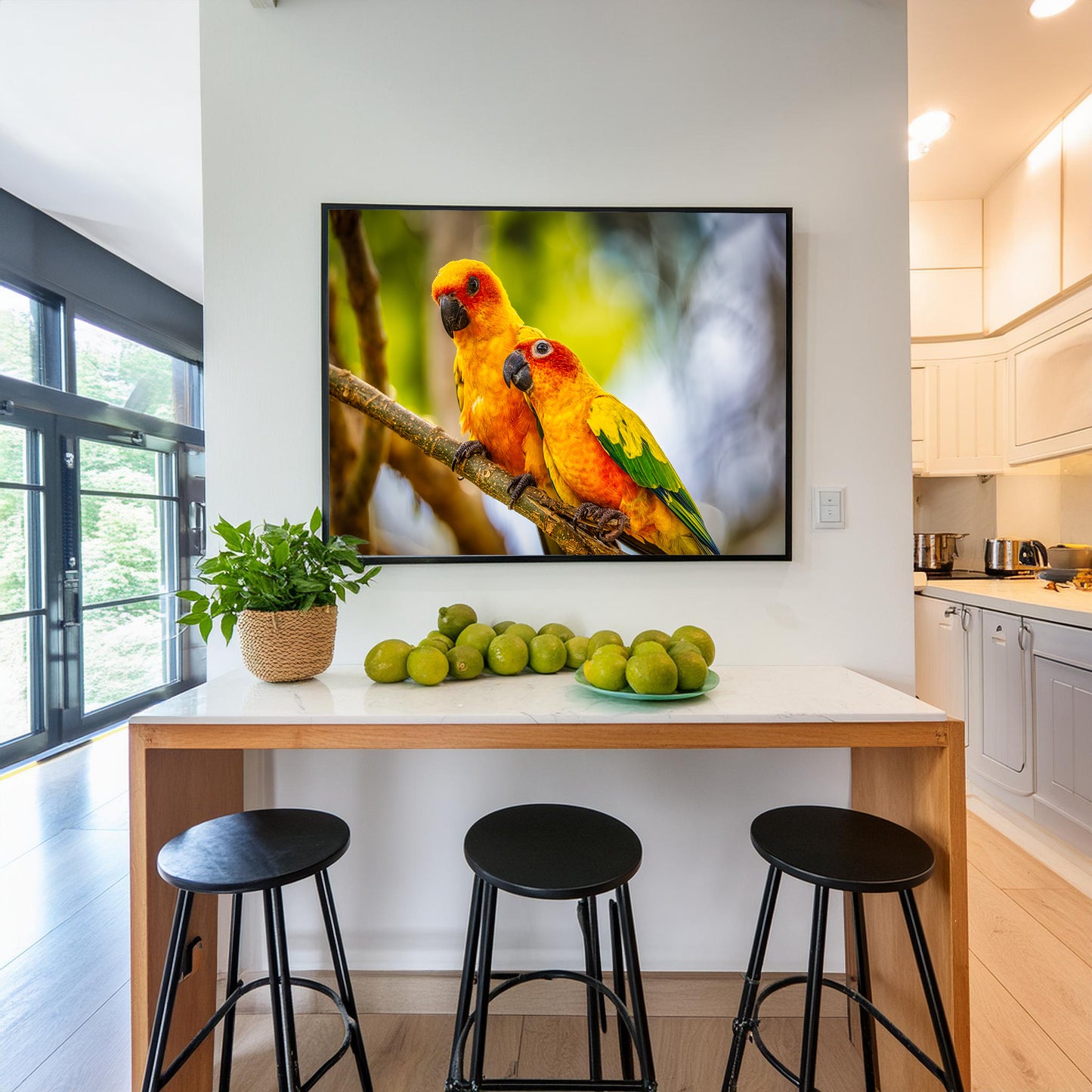 Paired Parrots in Puerto Rico