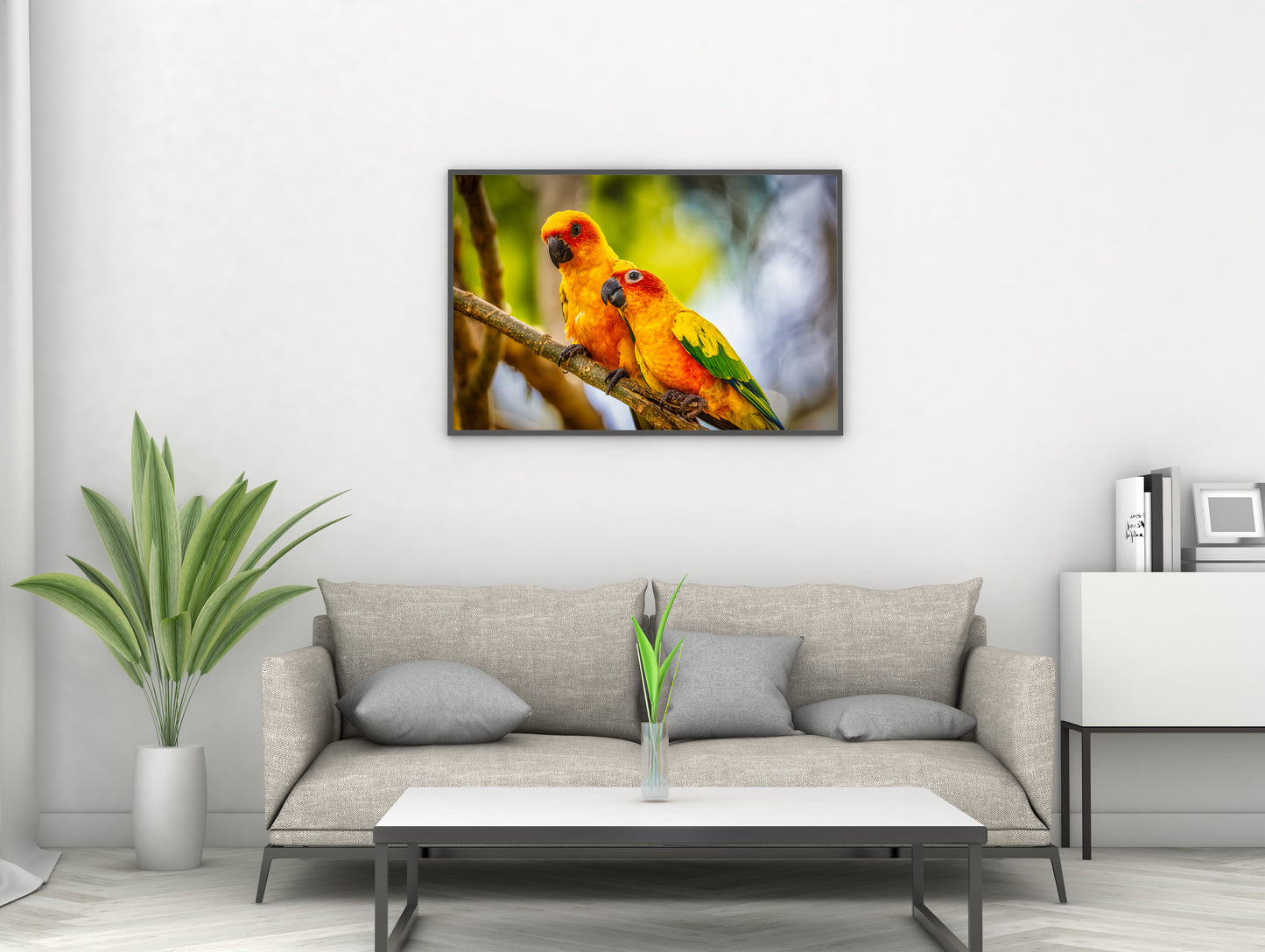 Paired Parrots in Puerto Rico