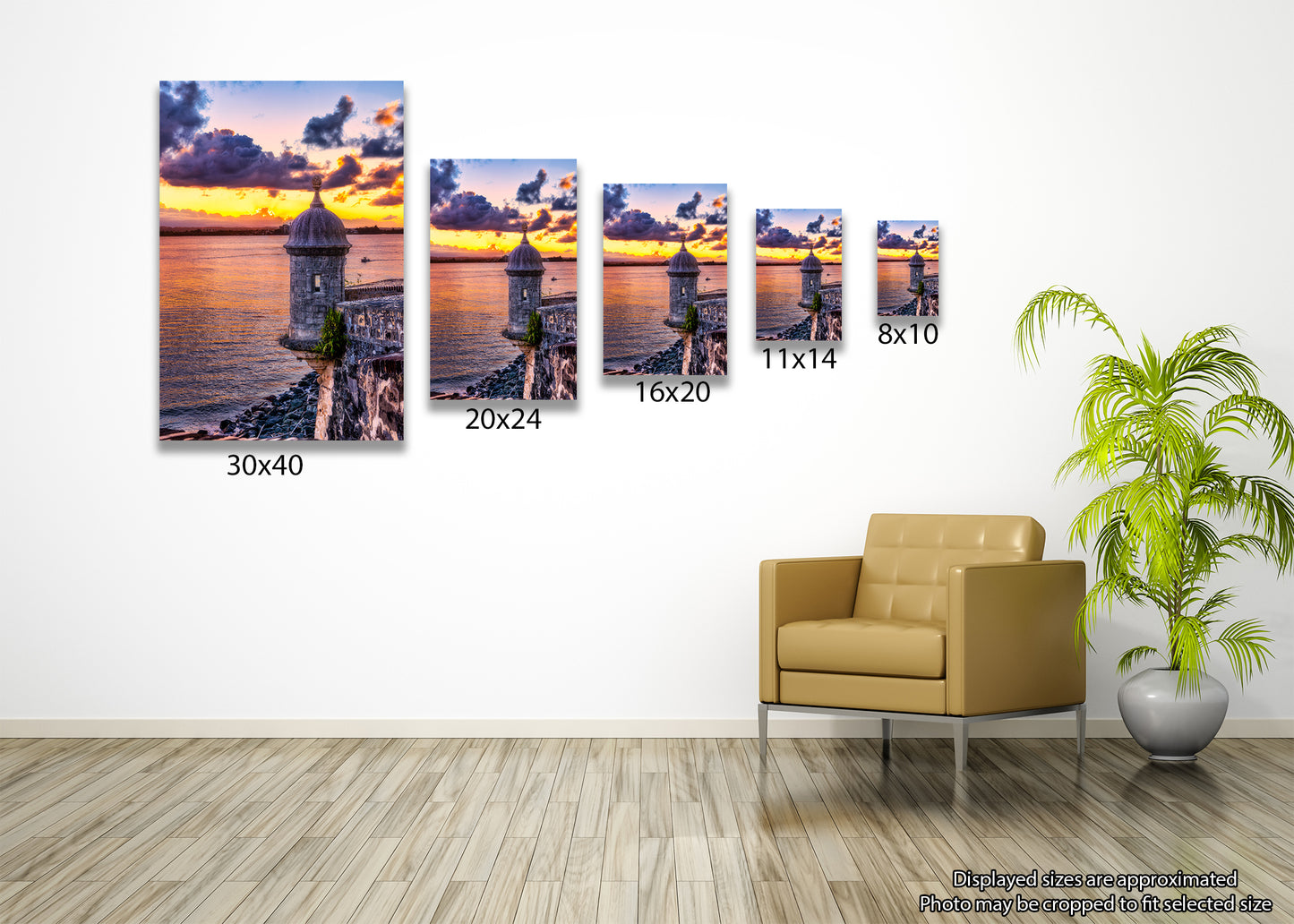 Old San Juan Watchtower at Dusk