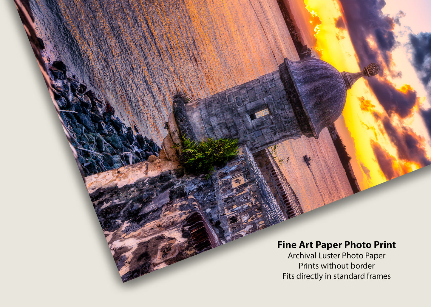 Old San Juan Watchtower at Dusk