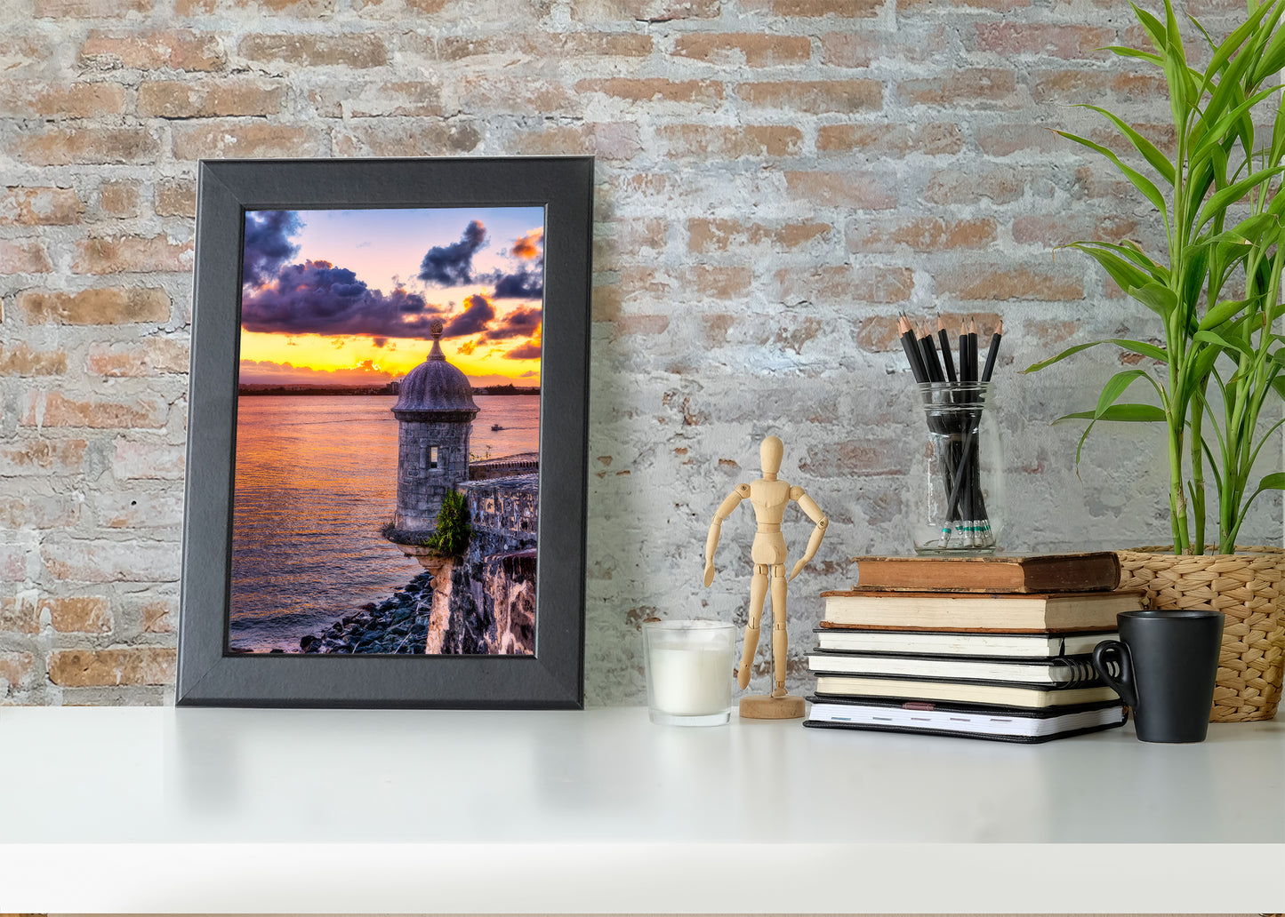 Old San Juan Watchtower at Dusk