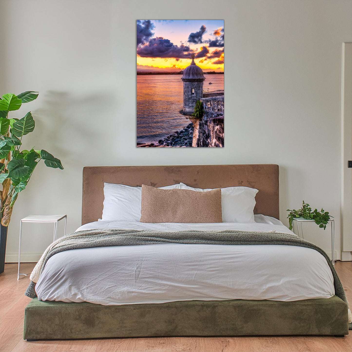 Old San Juan Watchtower at Dusk