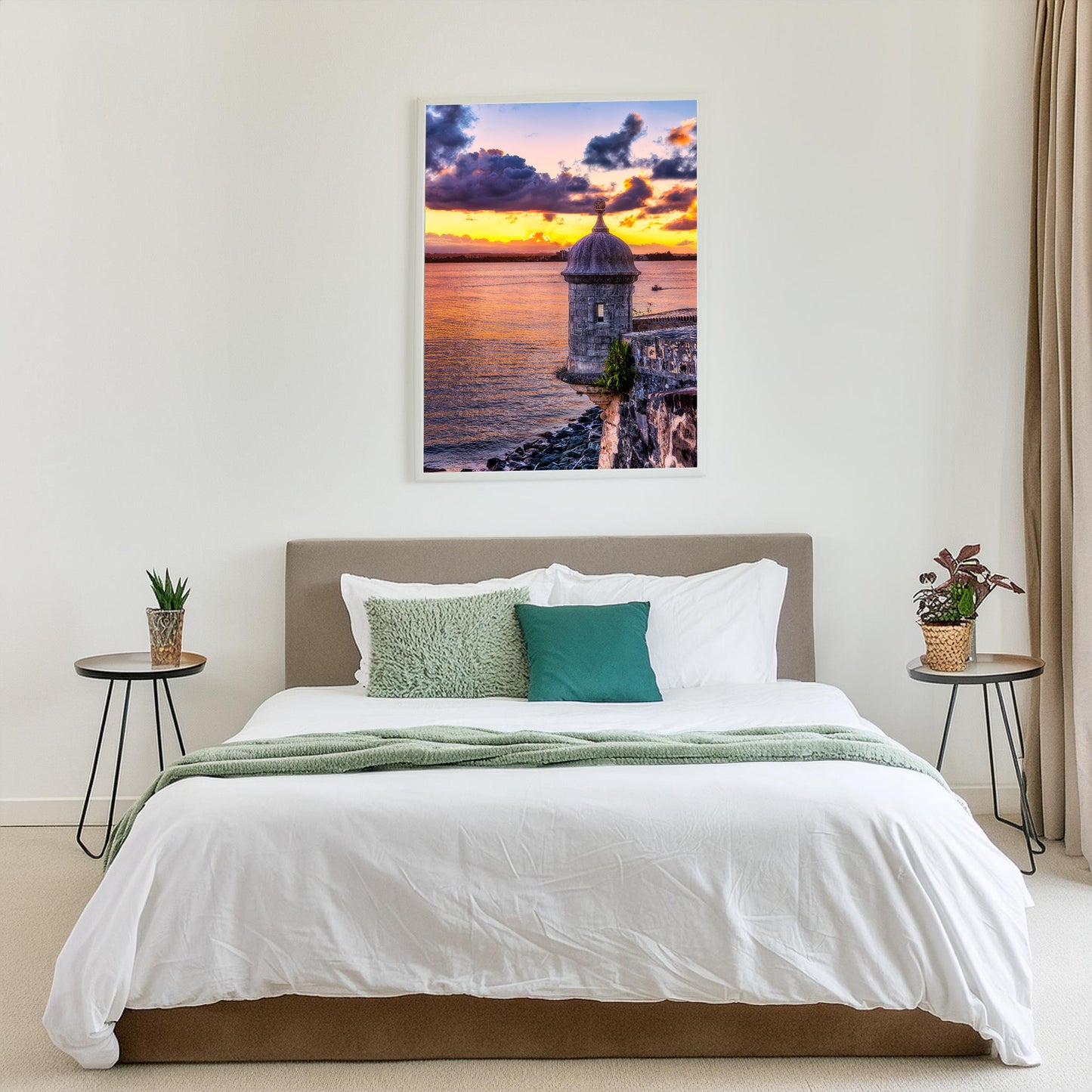 Old San Juan Watchtower at Dusk