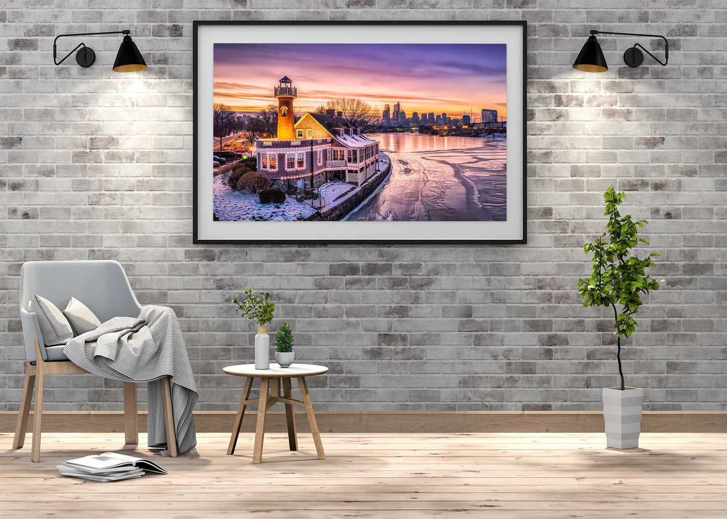 Frozen Schuylkill at Turtle Rock