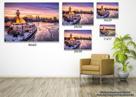 Frozen Schuylkill at Turtle Rock