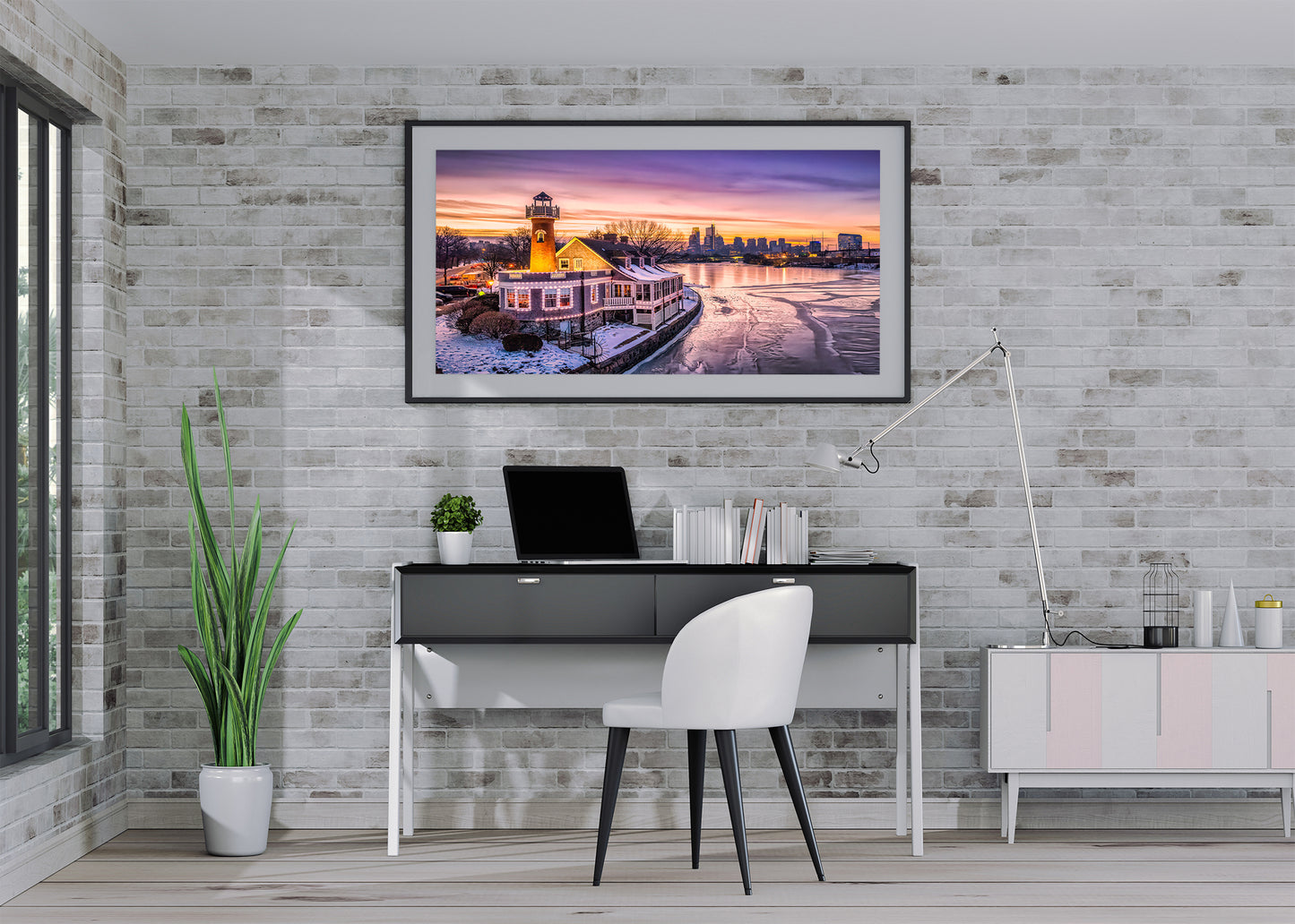 Frozen Schuylkill at Turtle Rock