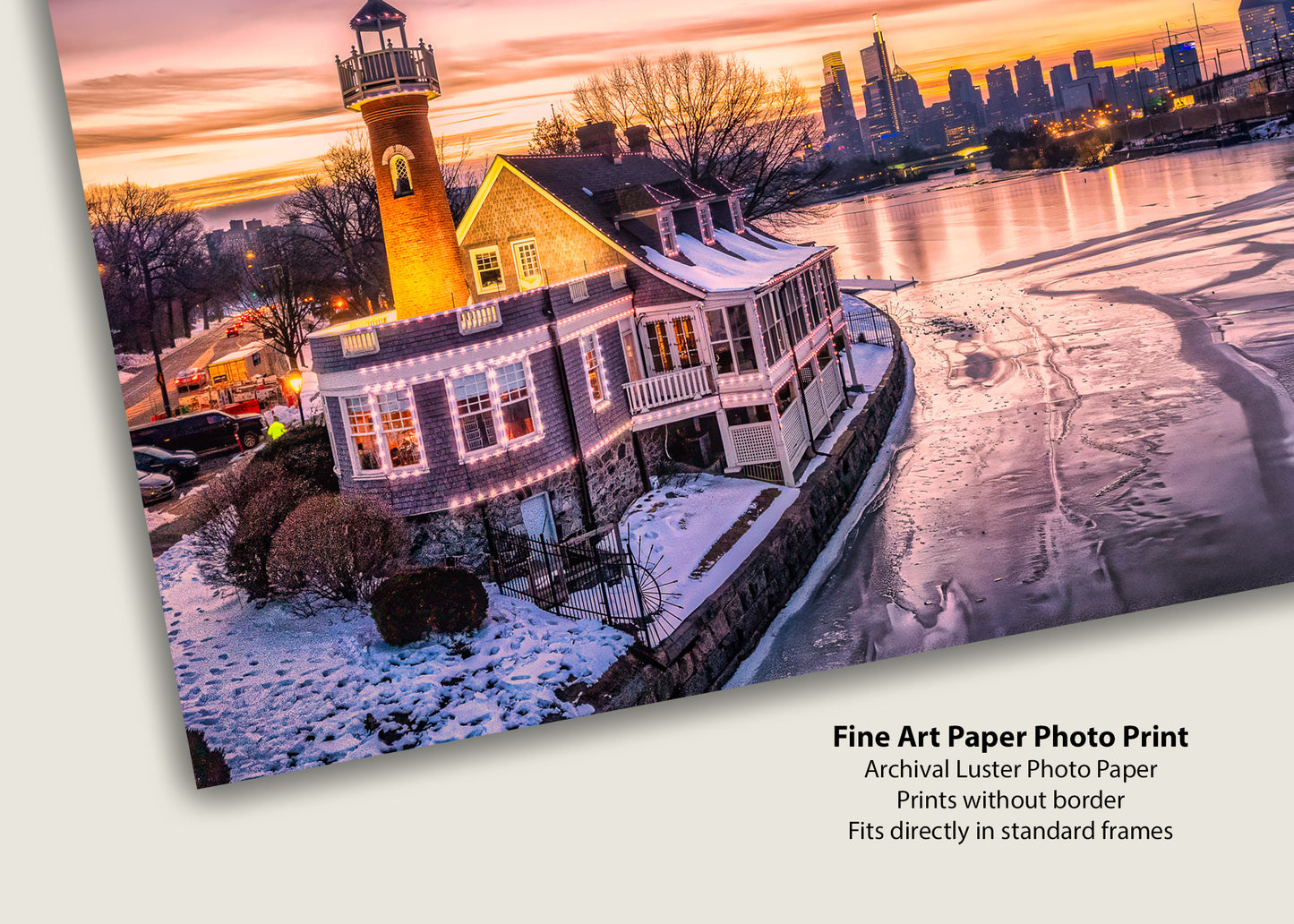 Frozen Schuylkill at Turtle Rock