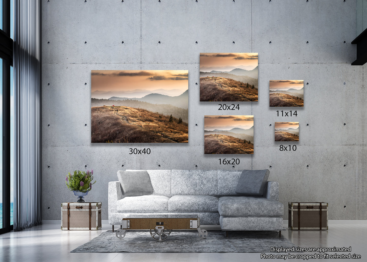 Copper Grass and Distant Peaks