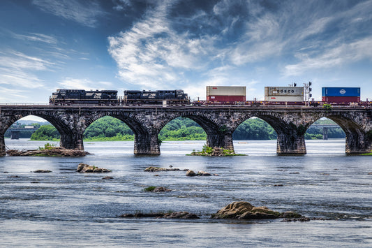 Railcars over Rockville River
